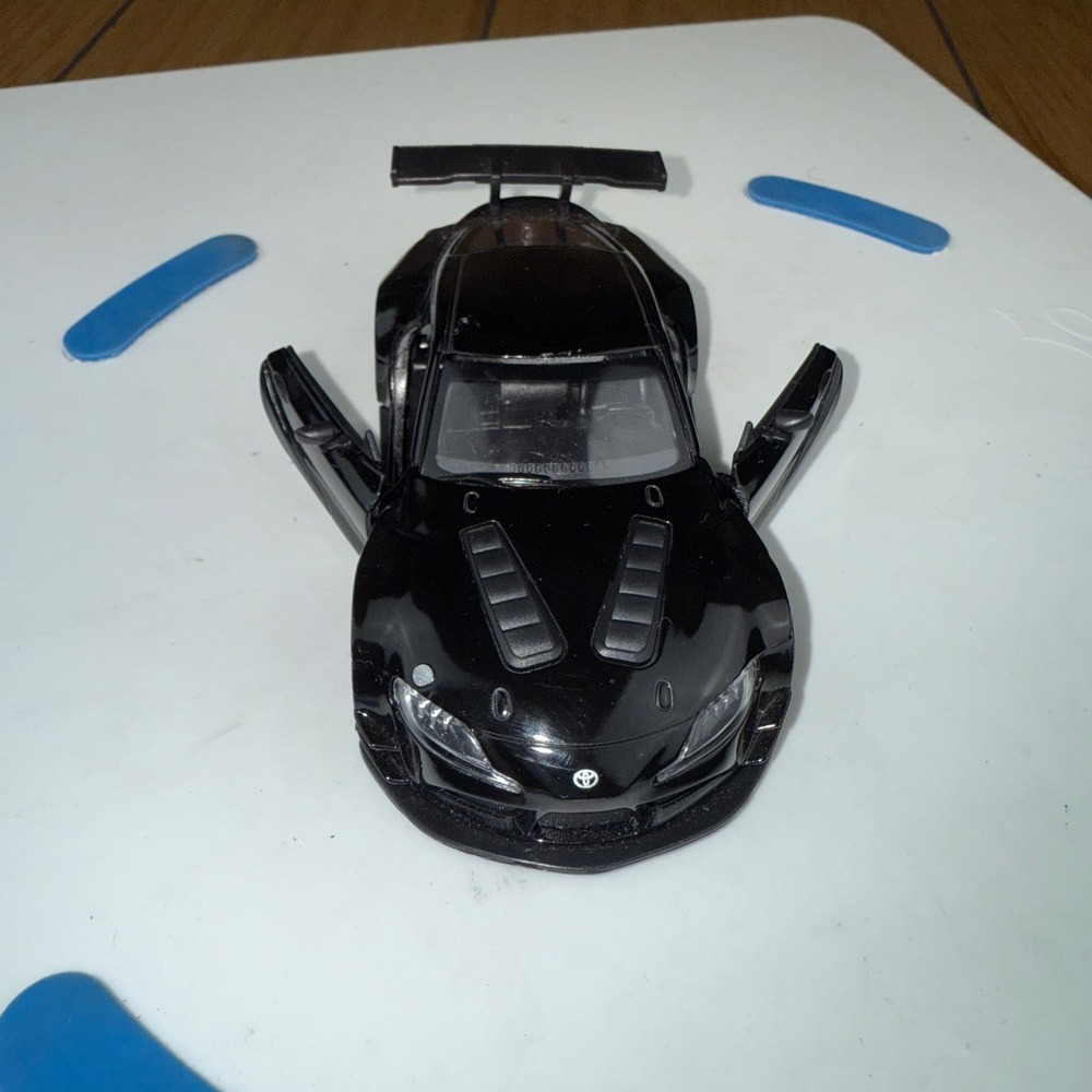 Kinsmart Toyota GR Supra Racing Concept 1‎ 36 Scale Black Diecast Toy Car